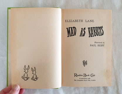 Mad As Rabbits by Elizabeth Lane