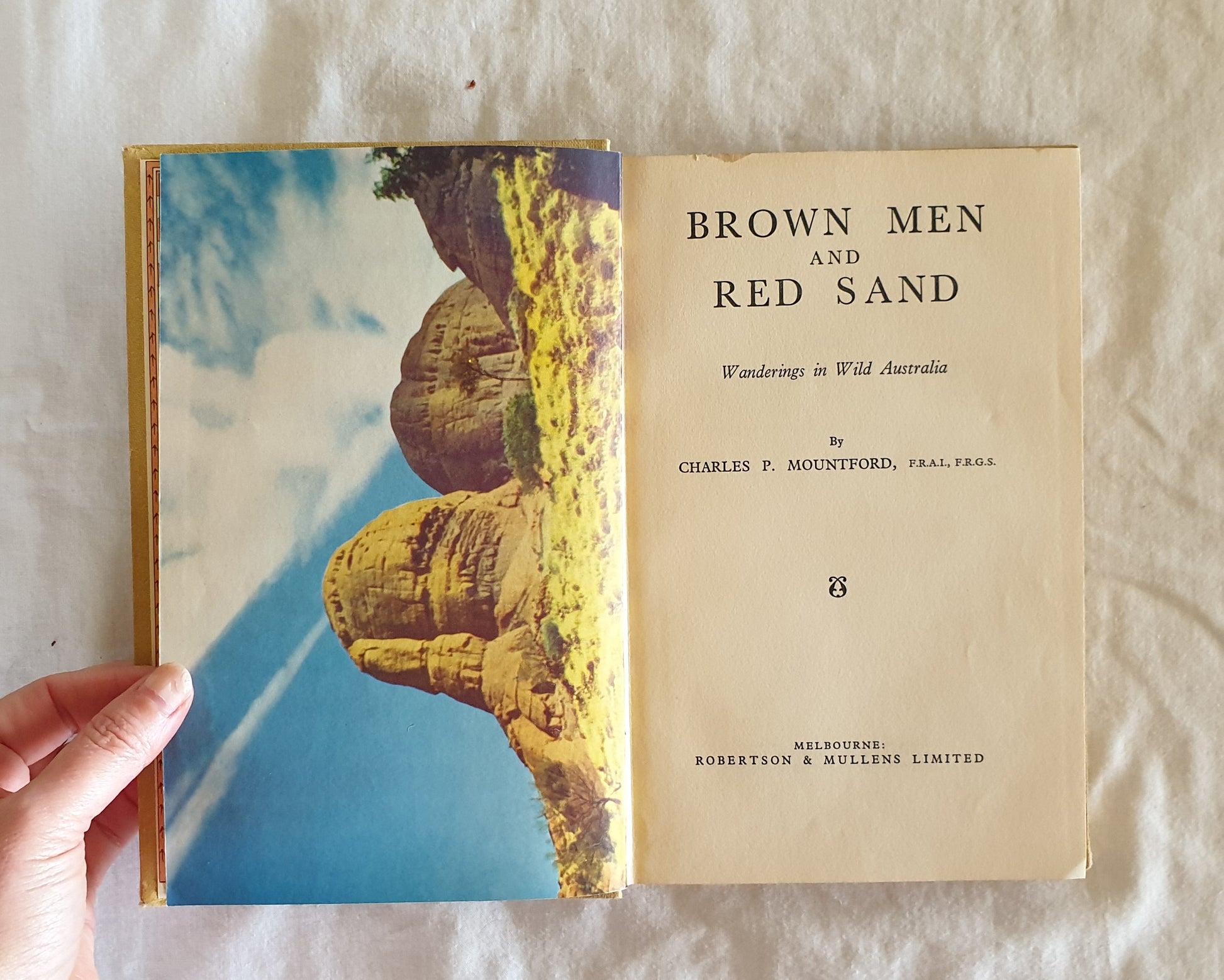 Brown Men and Red Sand by Charles P. Mountford