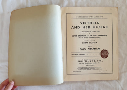Victoria and her Hussar Music by Paul Abraham