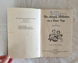 The Happy Hollisters on a River Trip by Jerry West