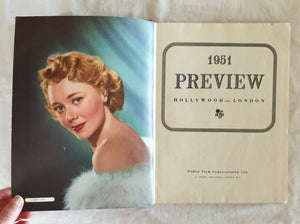 1951 Preview Hollywood - London by World Film Publications