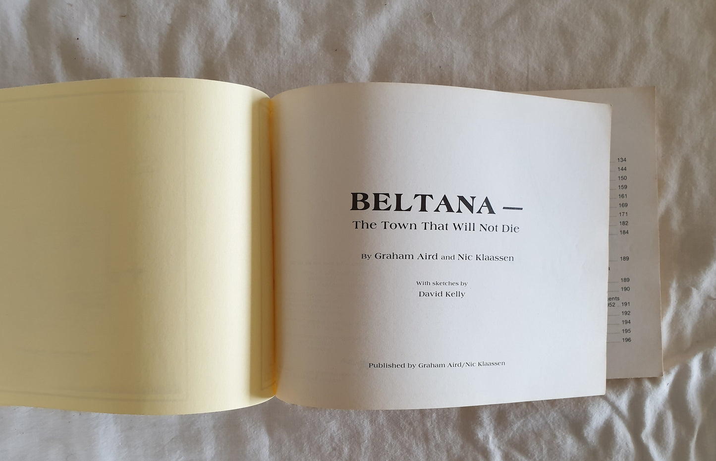Beltana: The Town That Will Not Die by Graham Aird and Nic Klaassen