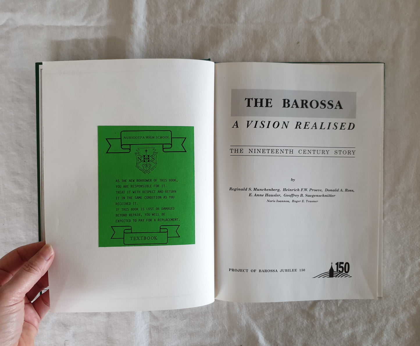 The Barossa A Vision Realised by Munchenberg et al.