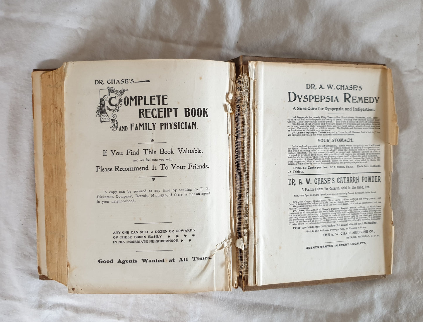 Dr Chase's Third Last and Complete Receipt Book by A. W. Chase