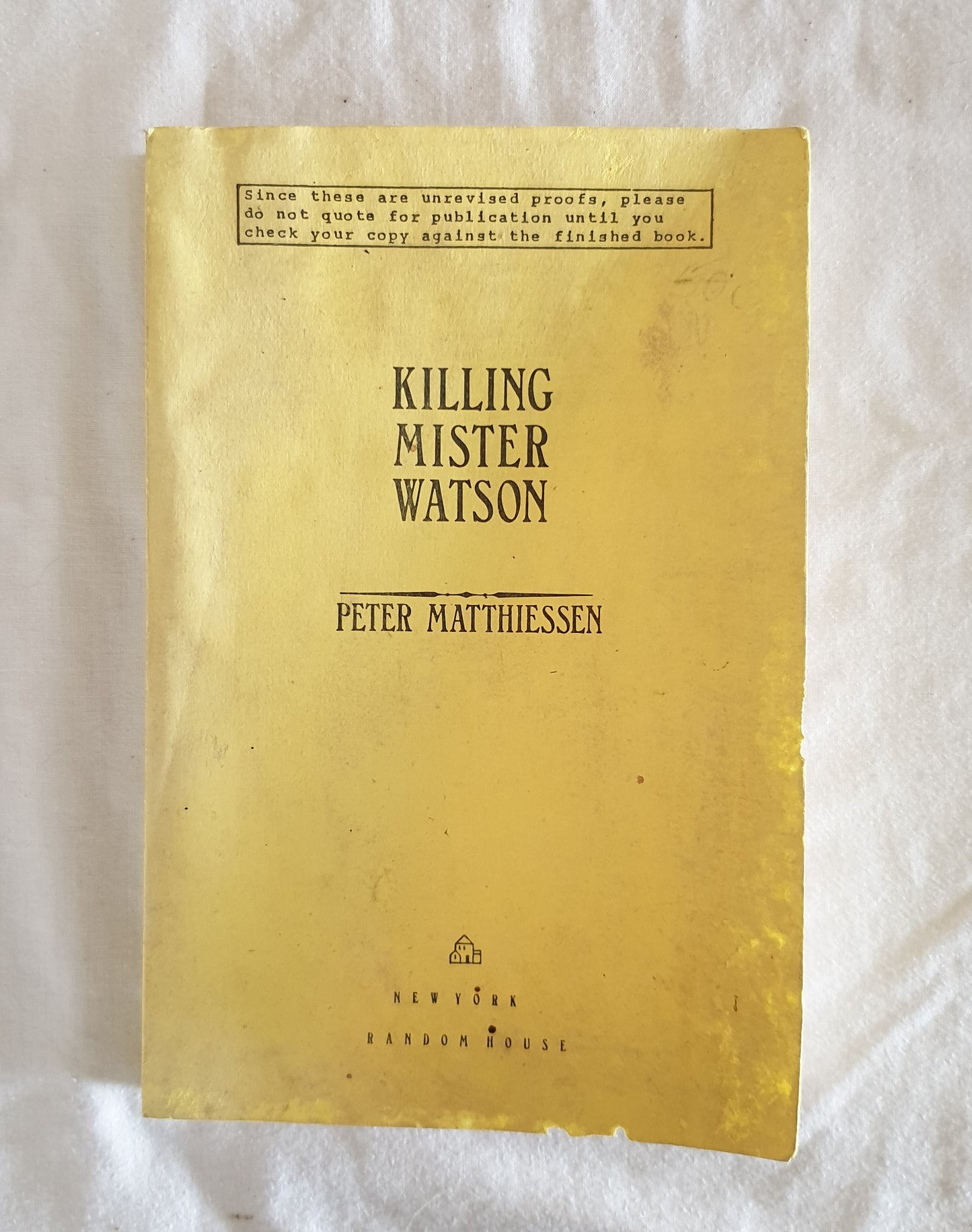 Killing Mister Watson  by Peter Matthiessen