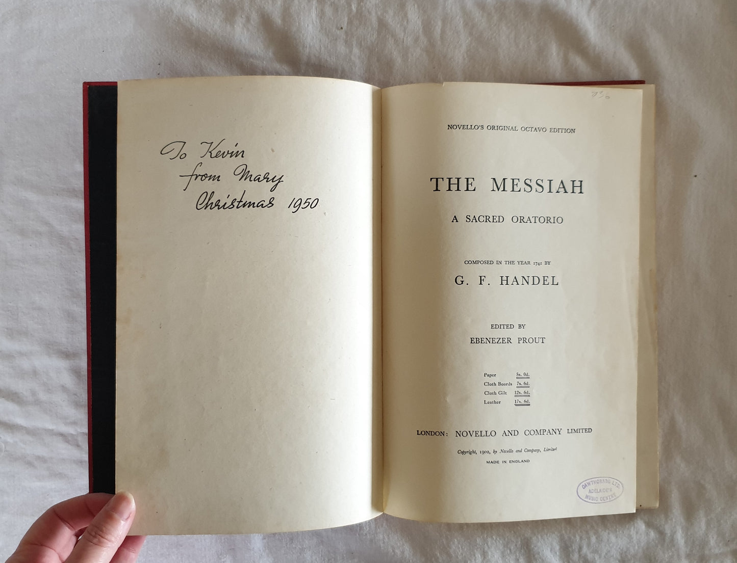 The Messiah by G. F. Handel