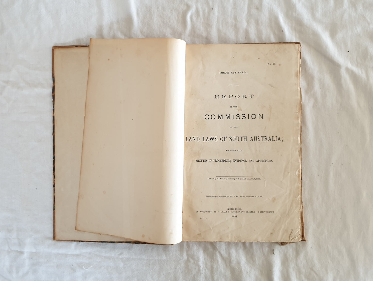 Report of the Commission on the Land Laws of South Australia