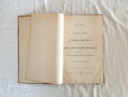 Report of the Commission on the Land Laws of South Australia