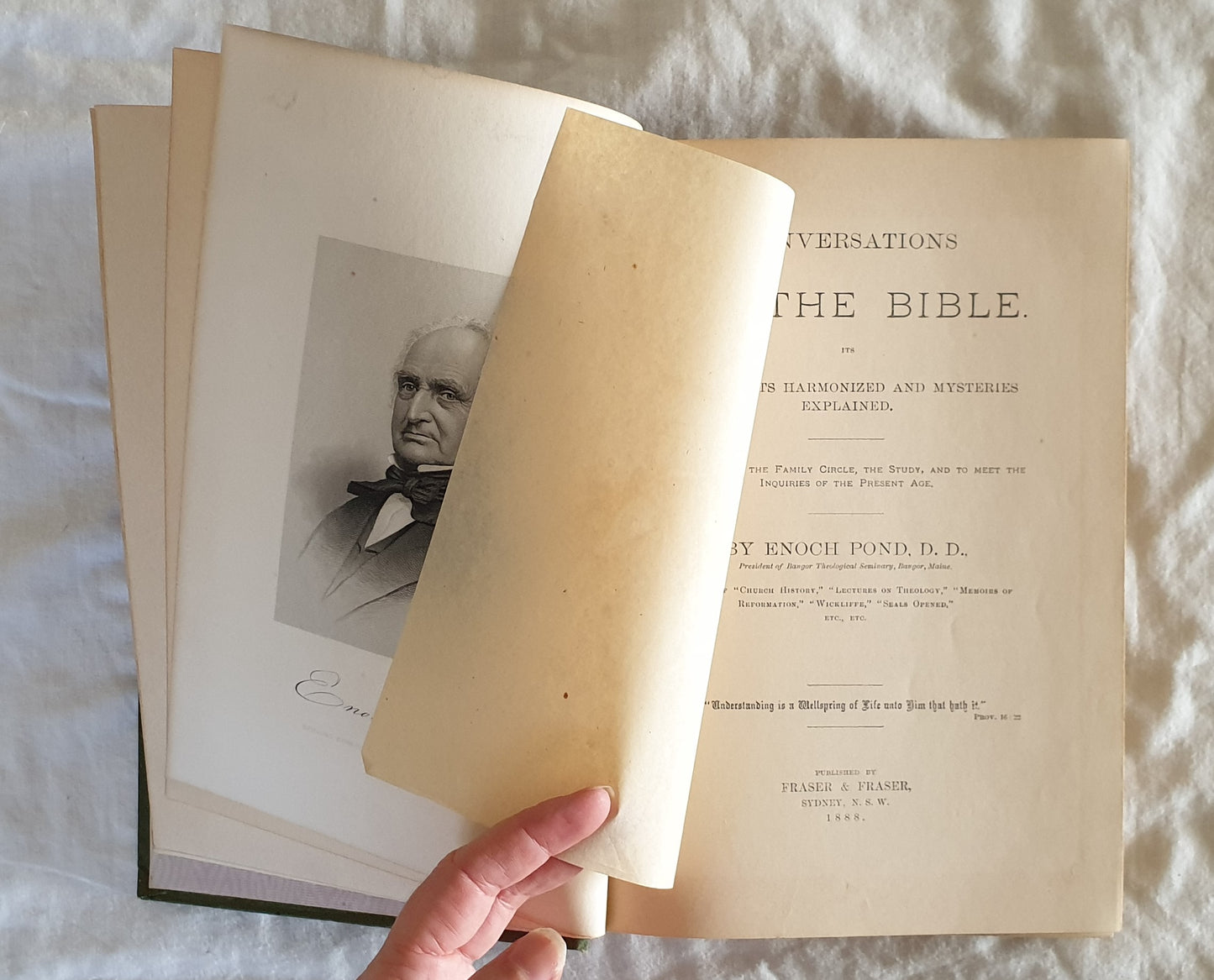 Conversations On The Bible by Enoch Pond