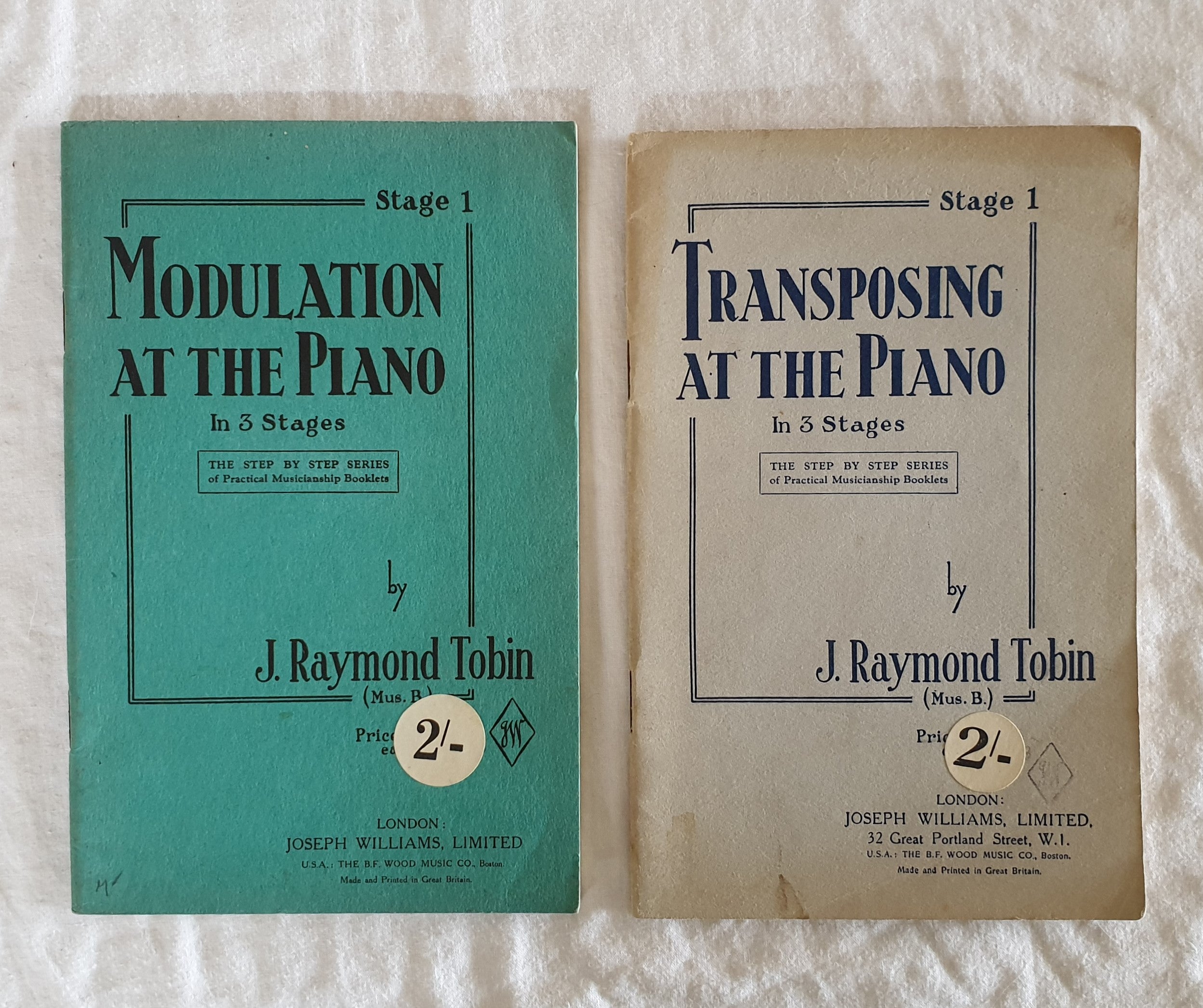 Ray Tobin Transposing at the Piano + Modulation at the Piano by J. Raymond Tobin ...
