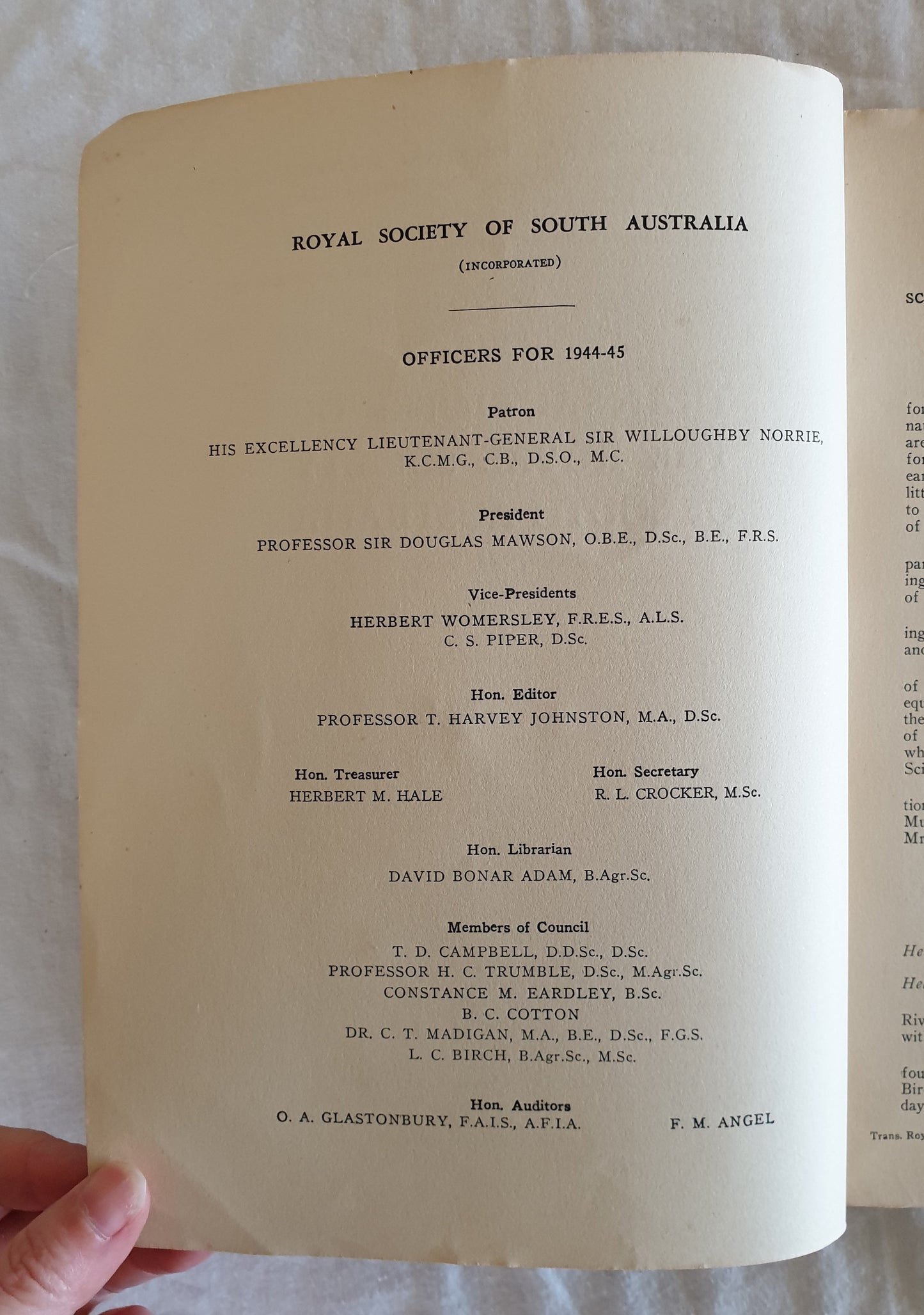 Transactions of The Royal Society of South Australia