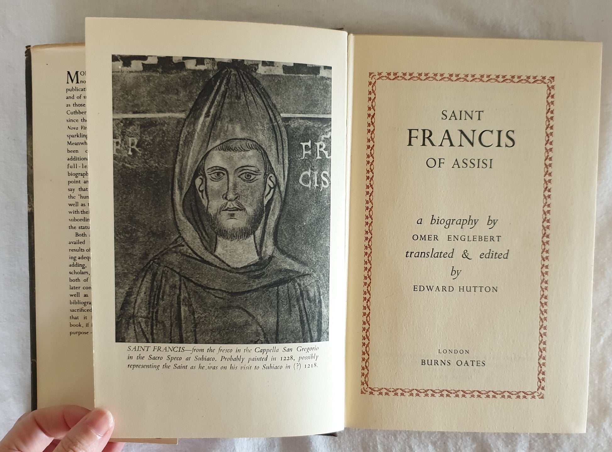 Saint Francis of Assisi  a biography by Omer Englebert 