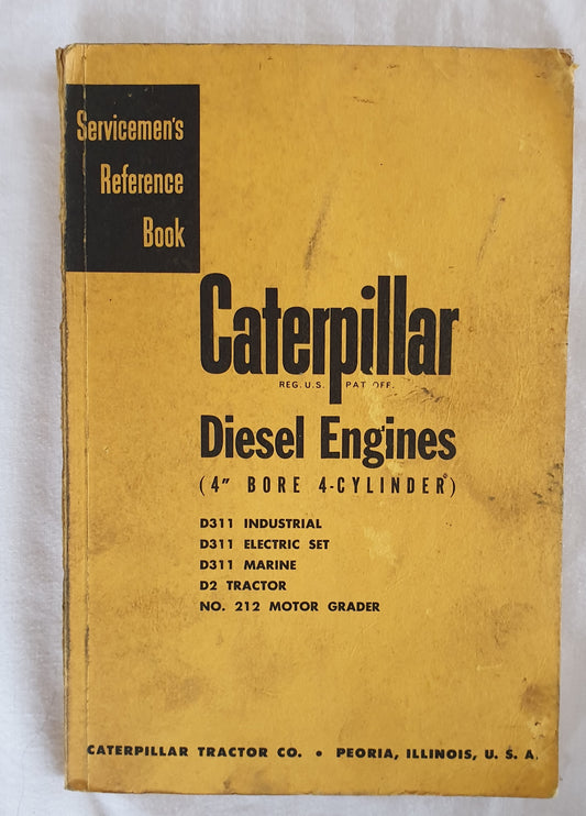 Caterpillar Diesel Engines  Servicemen's Reference Book