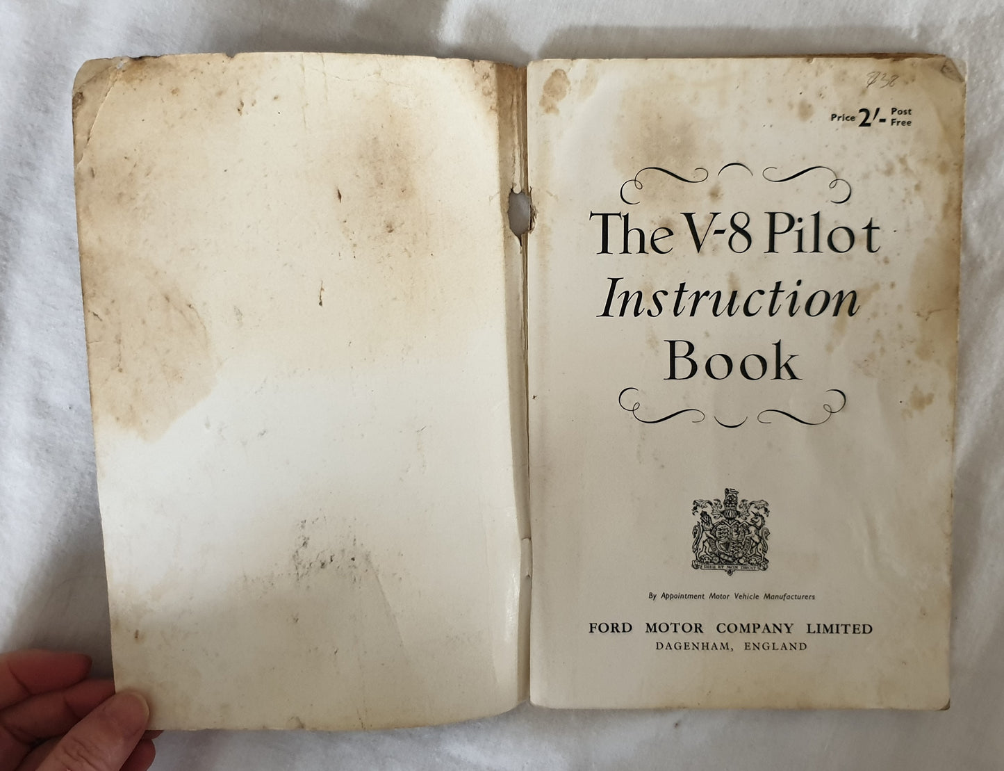 The V-8 Pilot Instruction Book