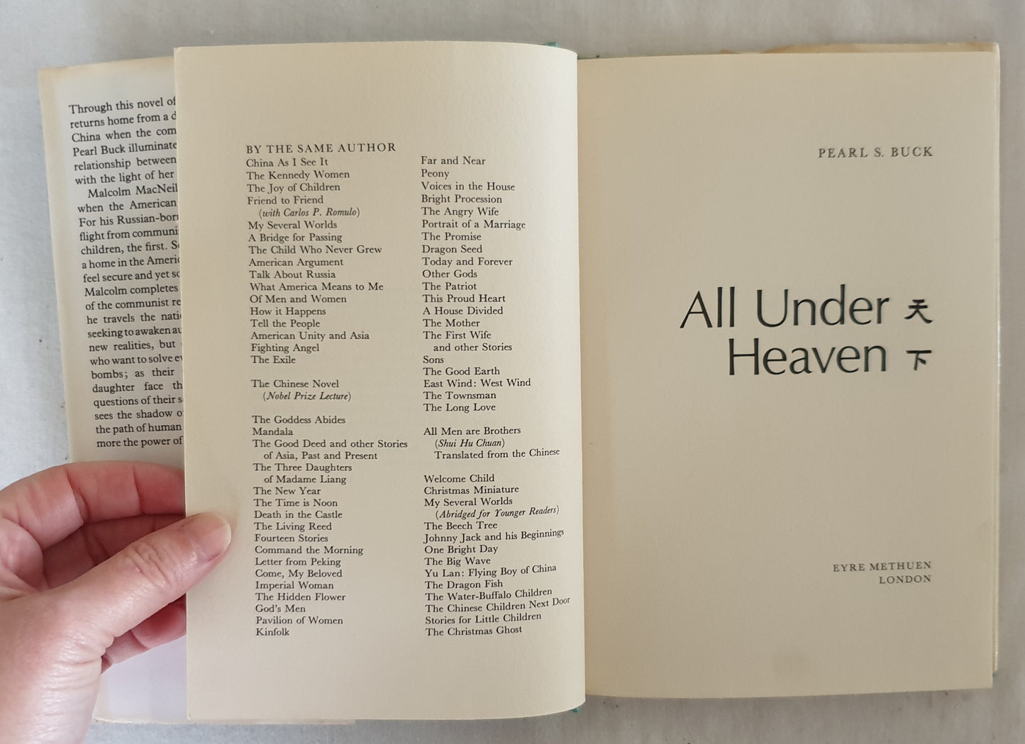 All Under Heaven by Pearl S. Buck