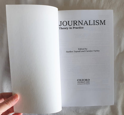 Journalism by Suellen Tapsall and Carolyn Varley
