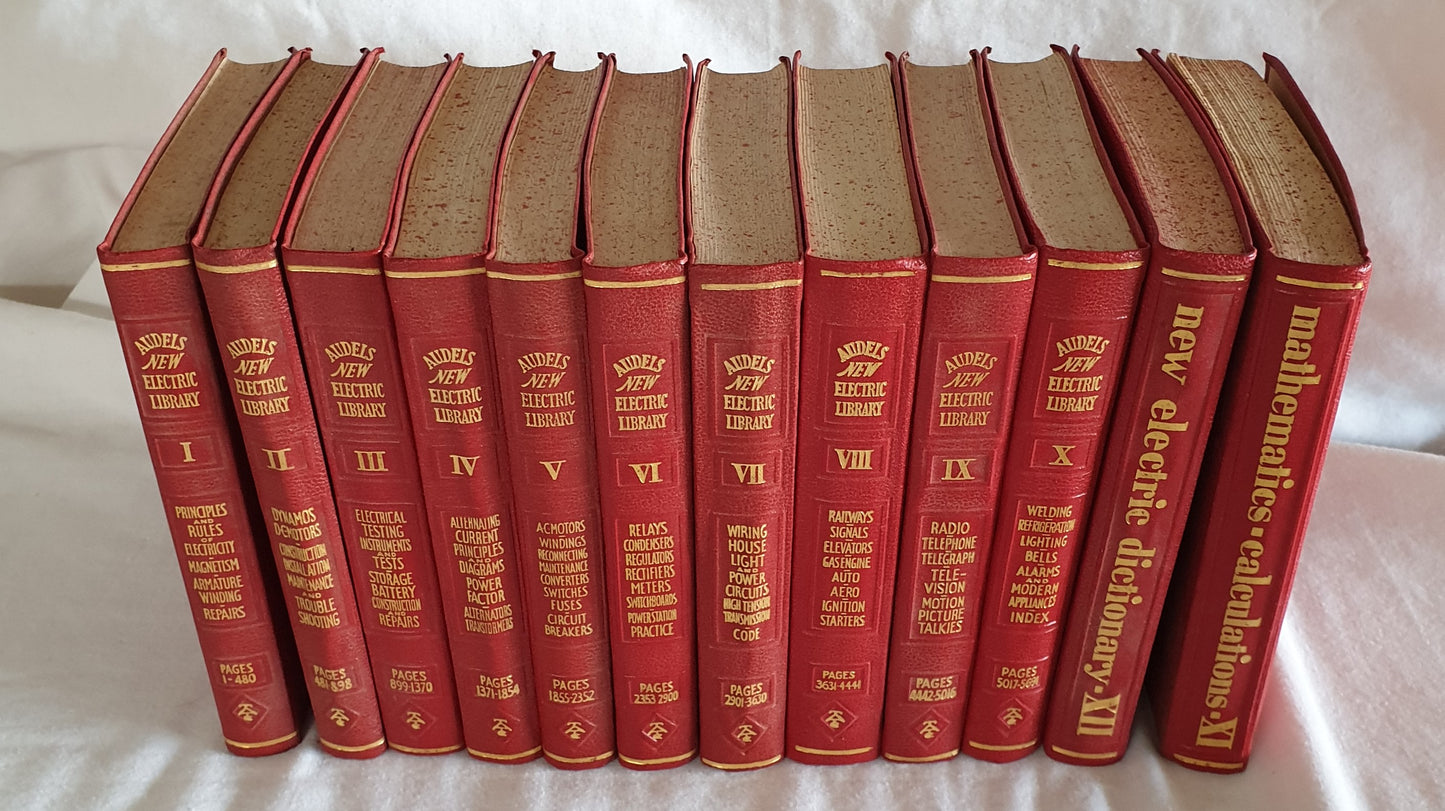 Audels New Electric Library by Frank D. Graham  - 12 Volumes Complete
