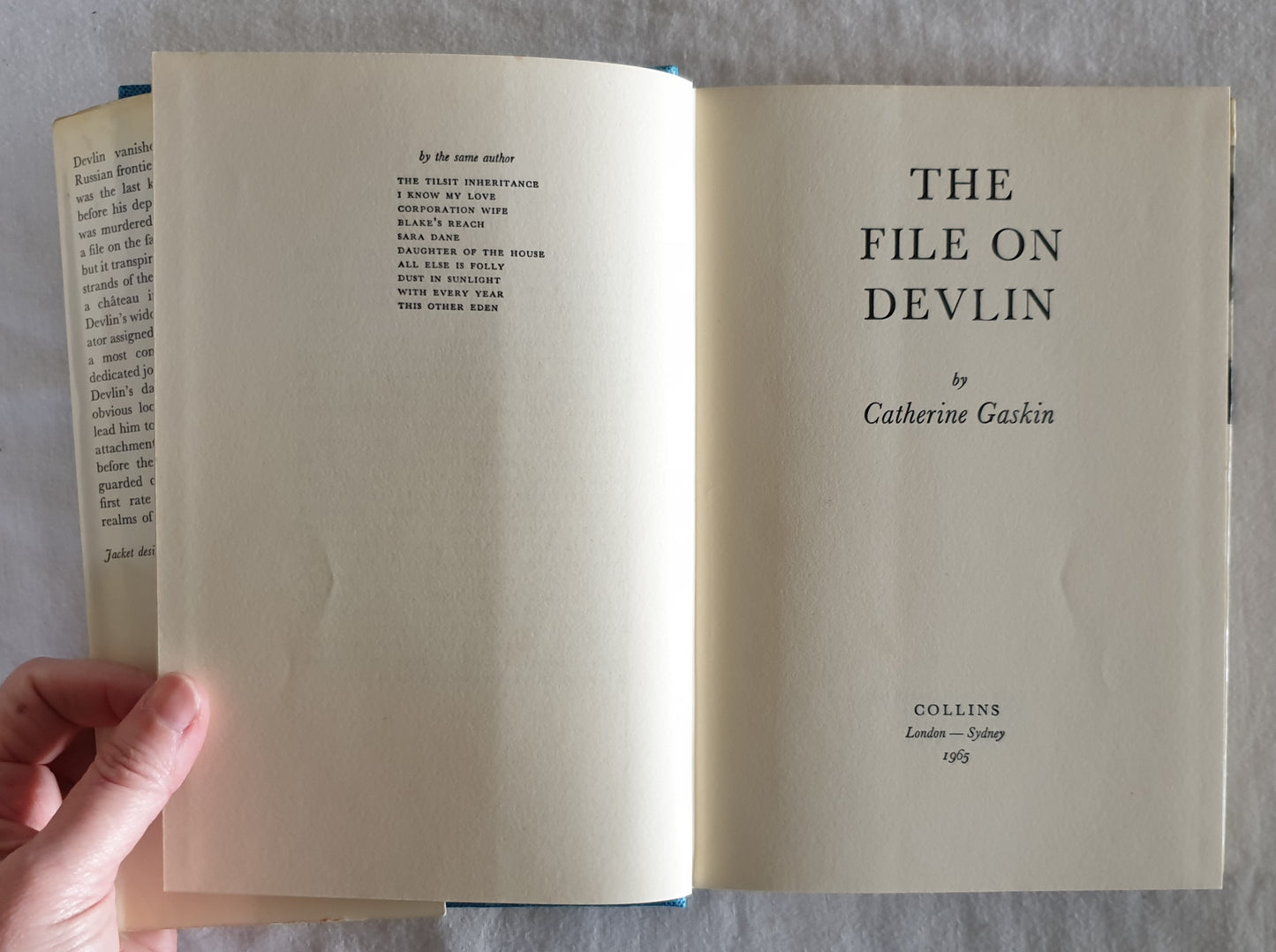 The File on Devlin by Catherine Gaskin
