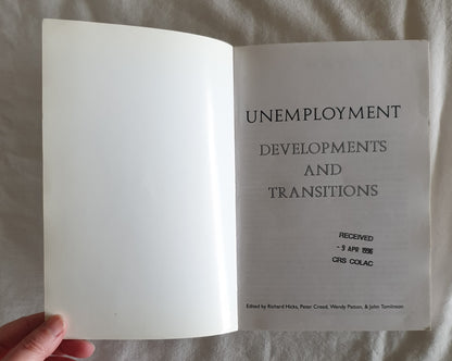 Unemployment: Developments and Transitions
