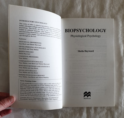 Biopsychology by Sheila Hayward