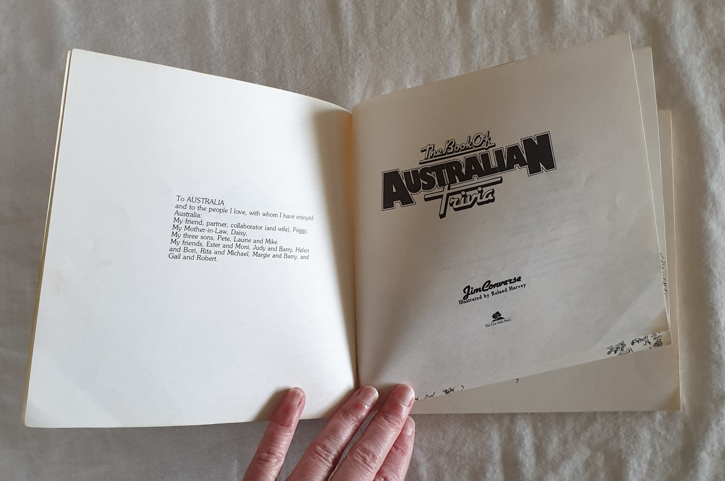 The Book of Australian Trivia by Jim Converse