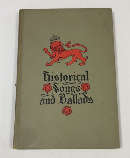 Historical Songs and Ballads by Dorothy Margaret Stuart