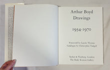 Load image into Gallery viewer, Arthur Boyd Drawings 1934-1970 by Laurie Thomas and Christopher Tadgell