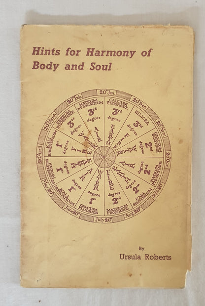 Hints for Harmony of Body and Soul by Ursula Roberts