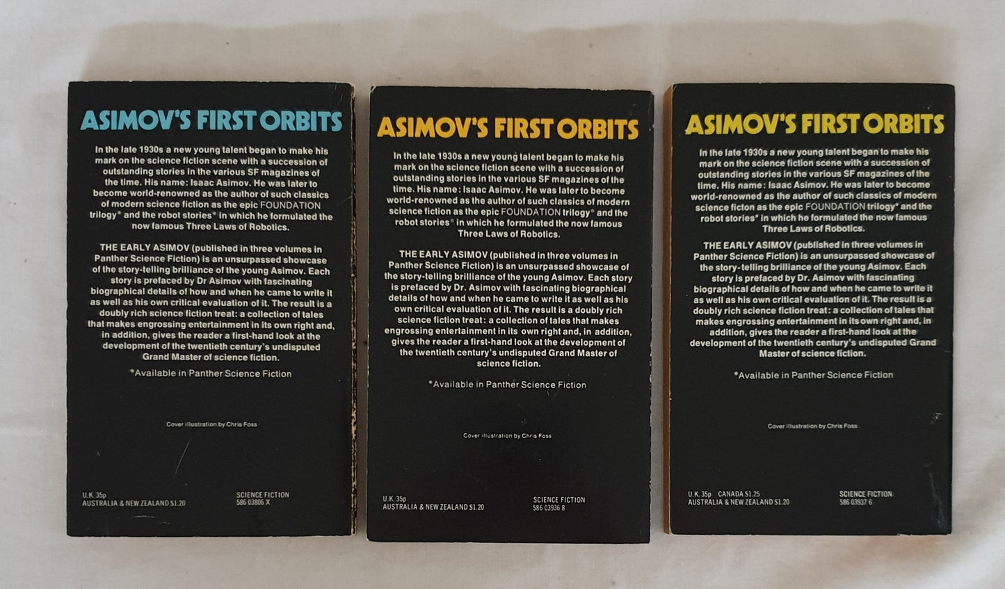 The Early Asimov (three volumes) by Isaac Asimov