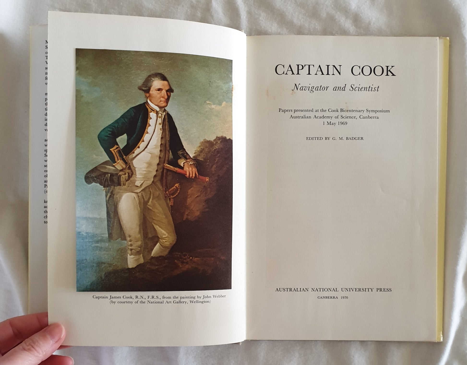 Captain Cook  Navigator & Scientist  by G. M. Badger