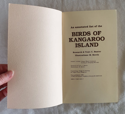 Birds of Kangaroo Island by C. Baxter and M. Berris