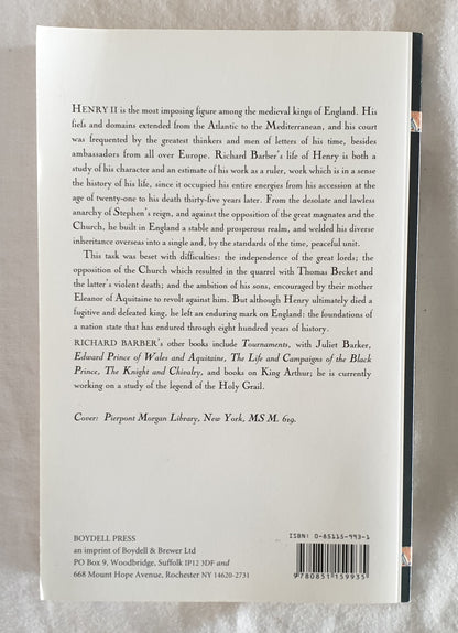 Henry Plantagenet by Richard Barber