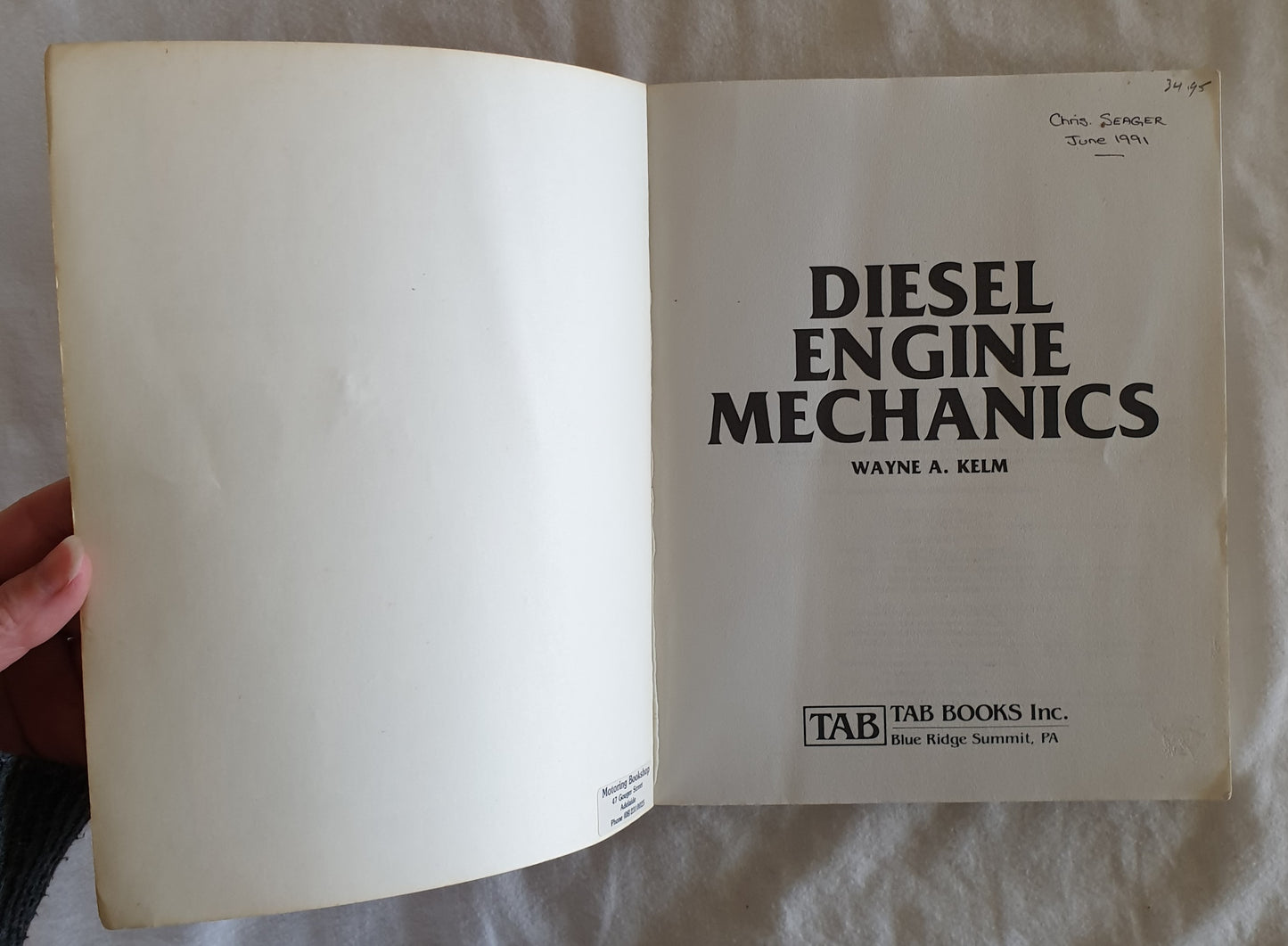 Diesel Engine Mechanics by Wayne A. Kelm