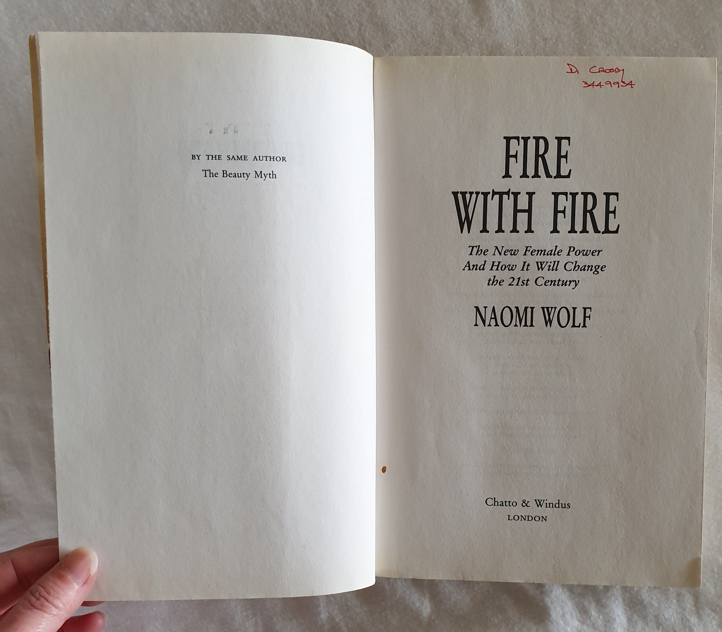 Fire With Fire by Naomi Wolf