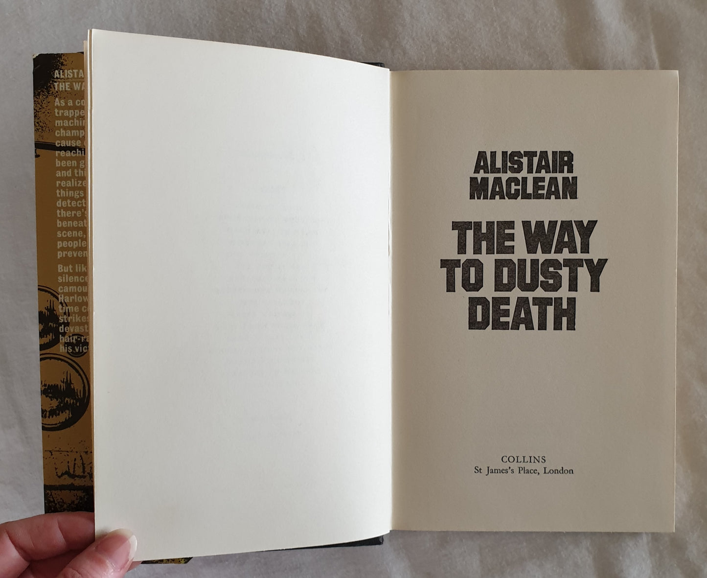 The Way To Dusty Death by Alistair Maclean