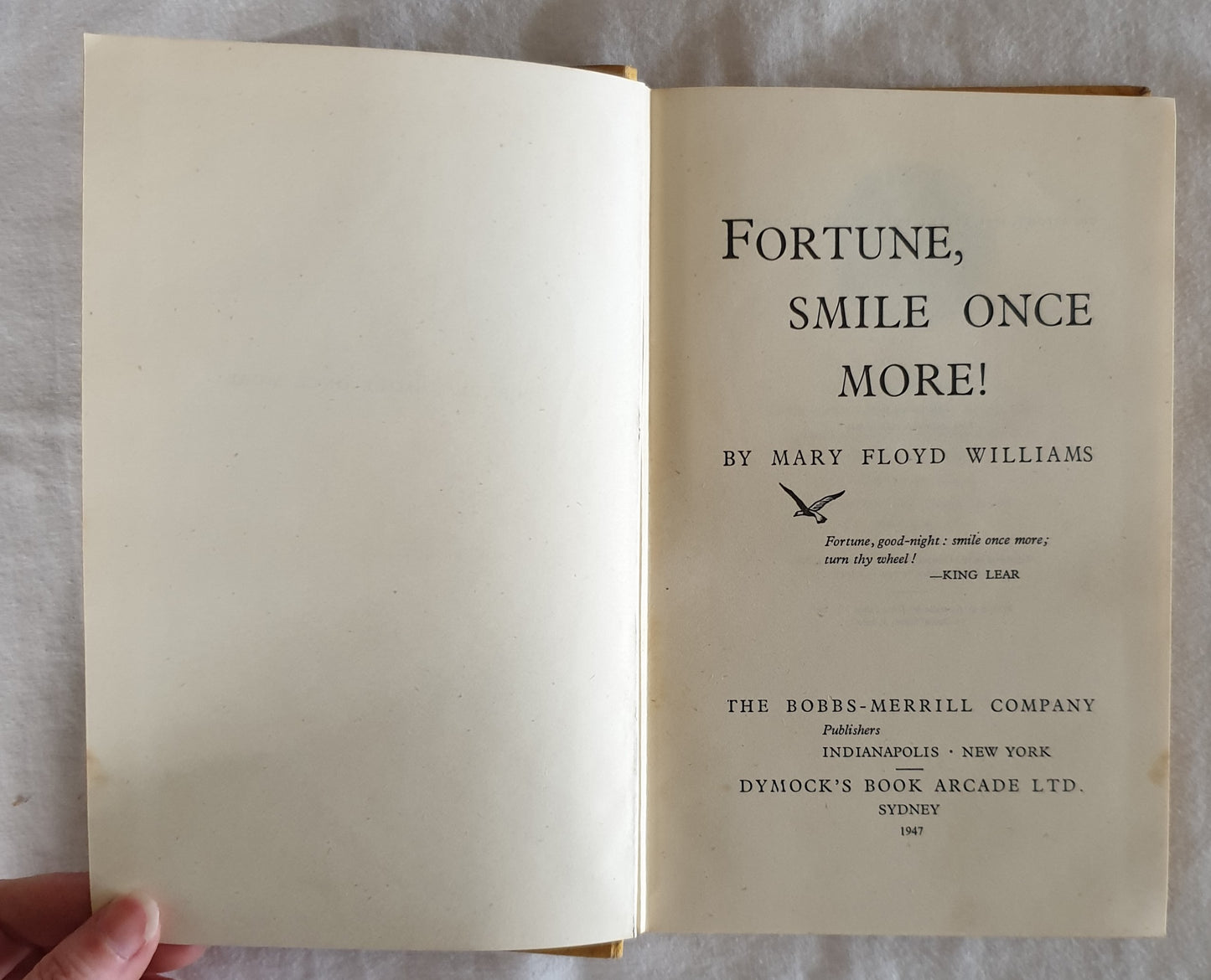 Fortune, Smile Once More! by Mary Floyd Williams