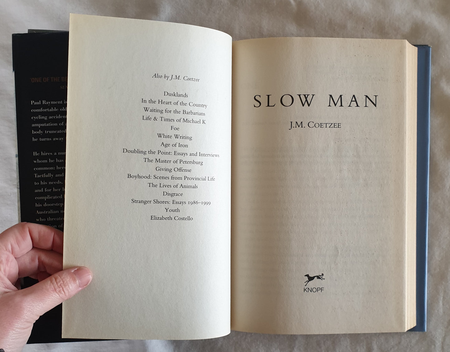 Slow Man by J. M. Coetzee