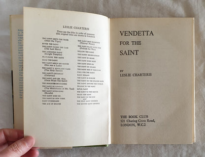 Vendetta For the Saint by Leslie Charteris