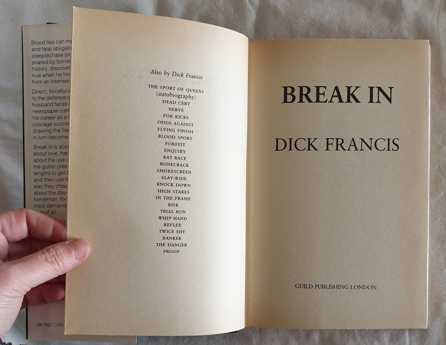 Break In by Dick Francis
