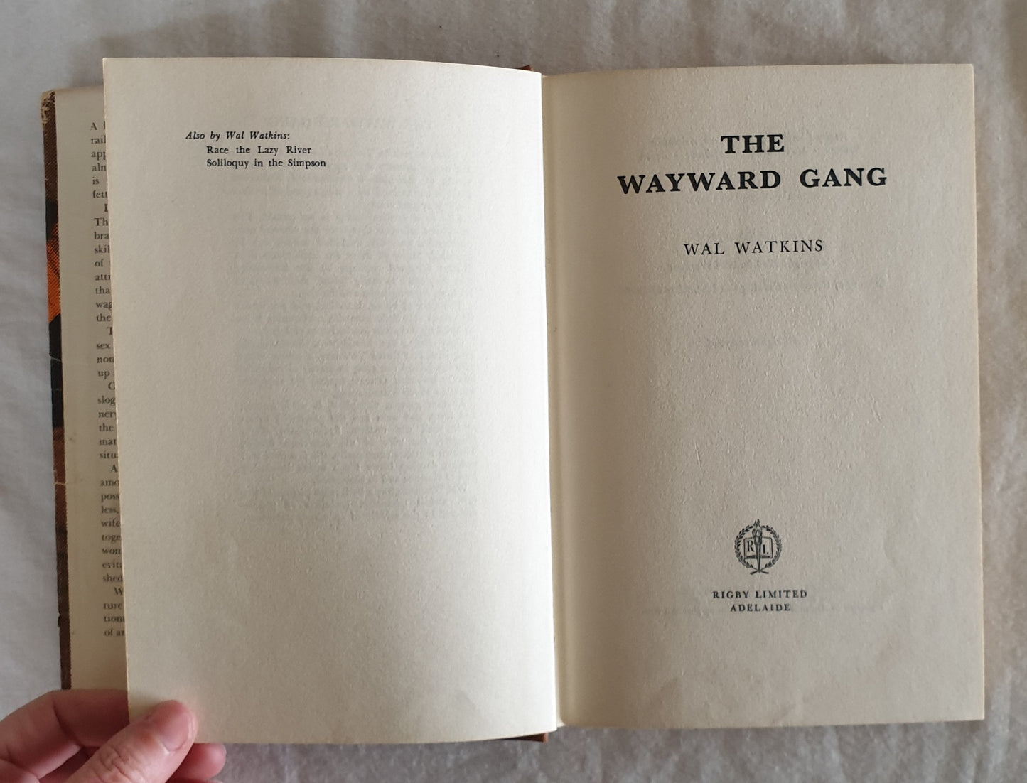 The Wayward Gang by Wal Watkins