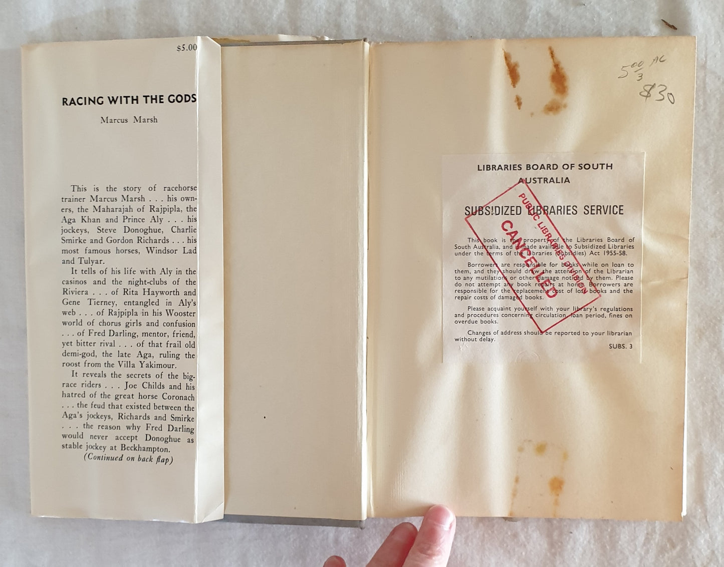 Racing With the Gods by Marcus Marsh