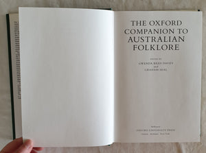 The Oxford Companion to Australian Folklore by Gwenda Beed Davey and Graham Seal