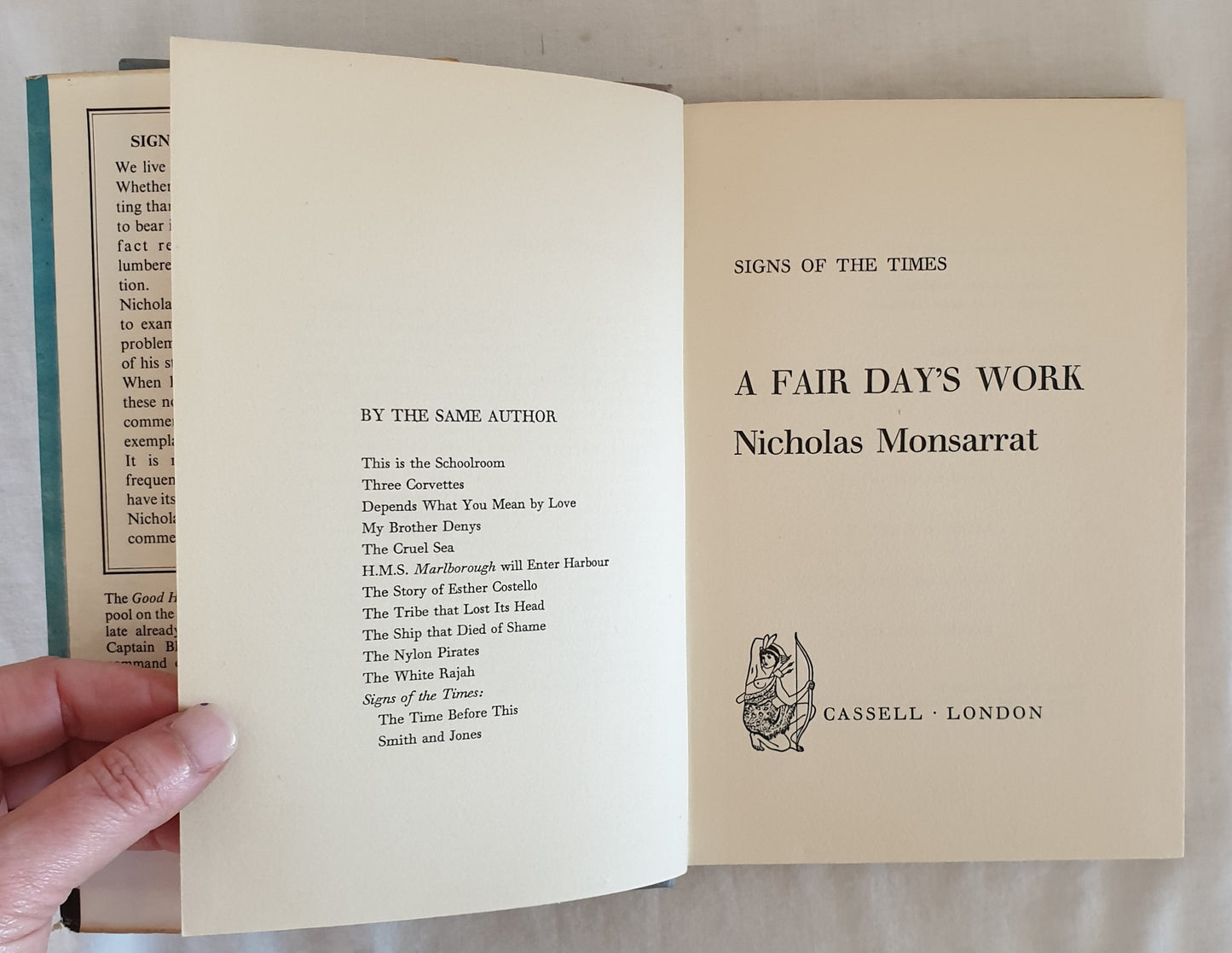 A Fair Day's Work by Nicholas Monsarrat