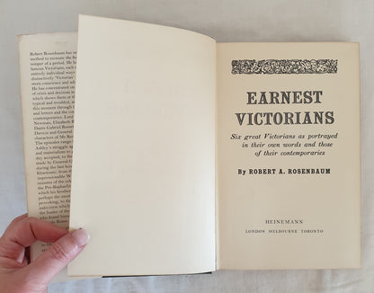Earnest Victorians by Robert A. Rosenbaum