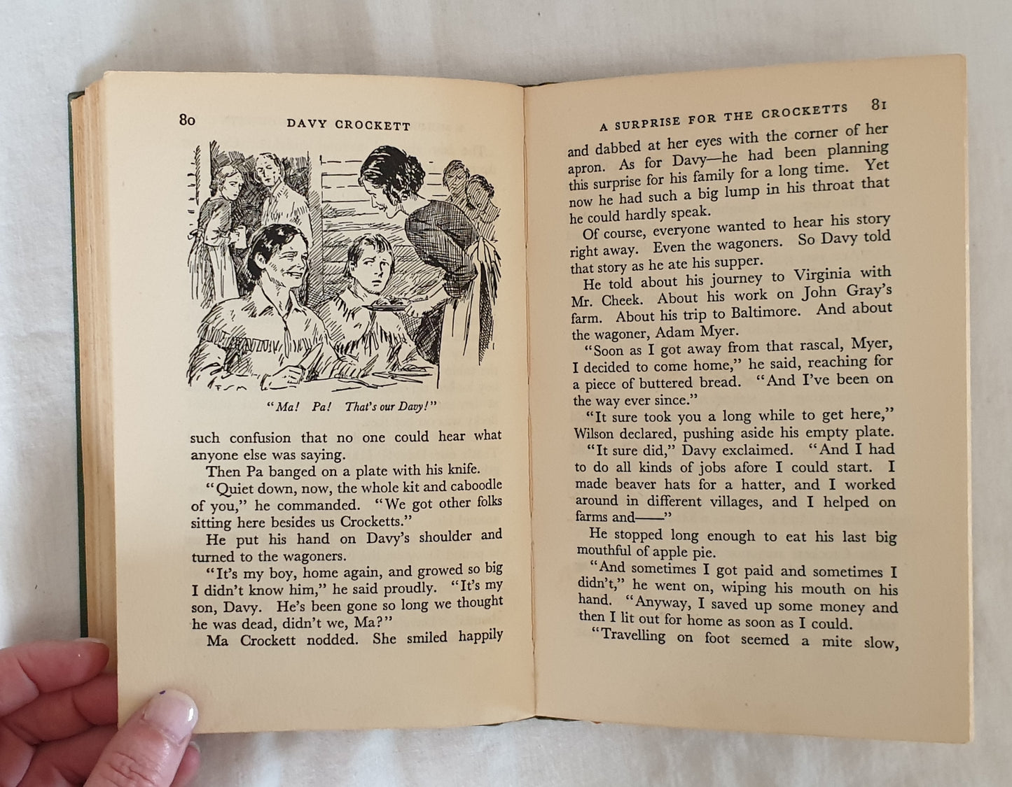 The Story of Davy Crockett by Enid Lamonte Meadowcroft