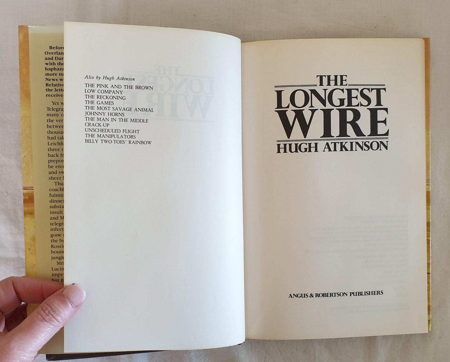 The Longest Wire by Hugh Atkinson