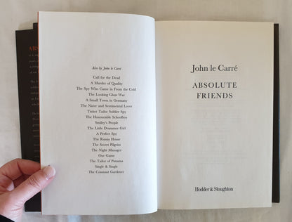 Absolute Friends by John le Carre
