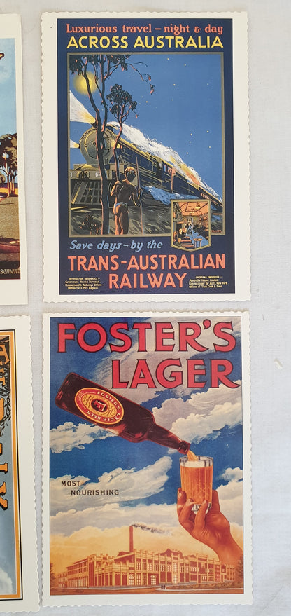 Post-Age Advance Australia Nostalgic Postcards & Prints - Set of 10