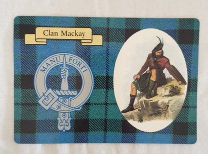 Clan Mackay Postcard by The Clans Collection from Lang Syne
