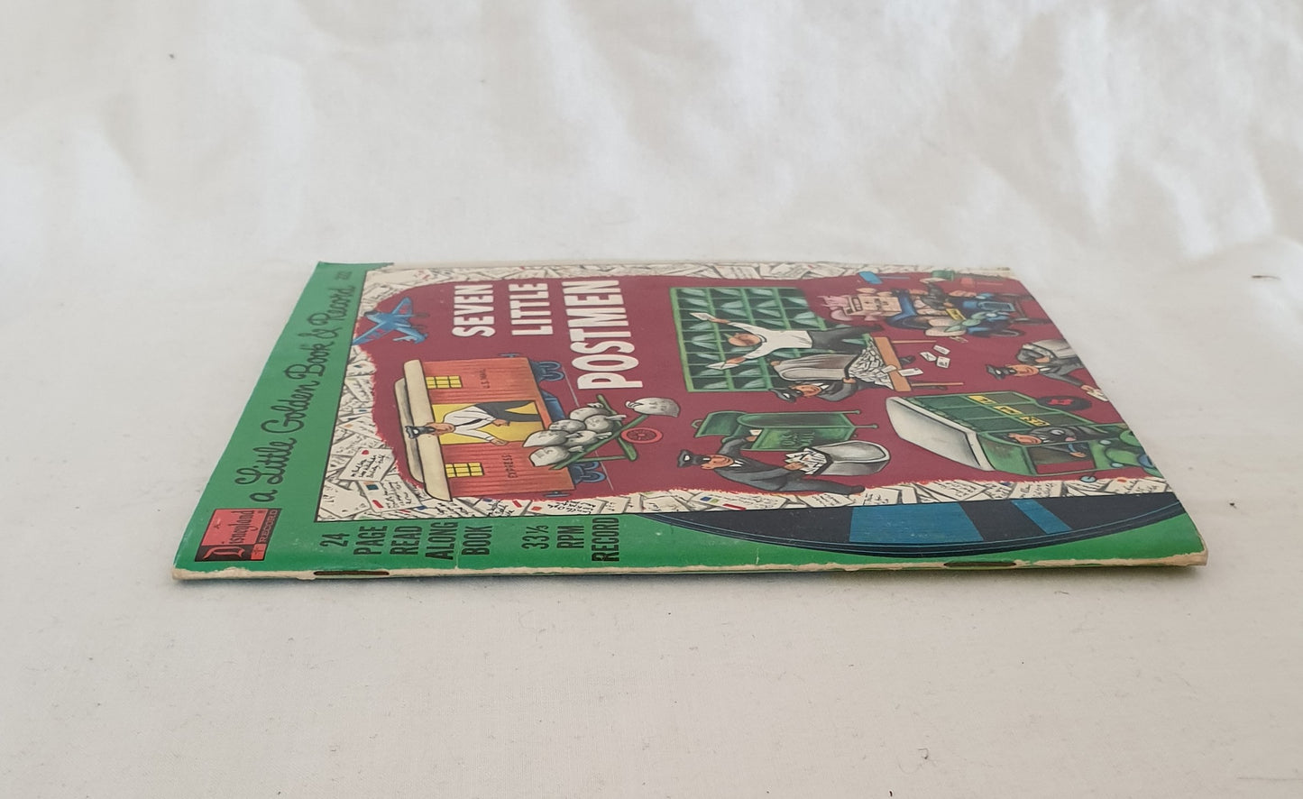 Seven Little Postmen  A Little Gold Book & Record #222  by Margaret Wise Brown and Edith Thacher Hurd